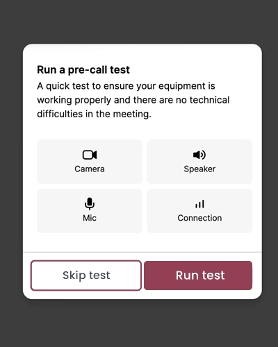 Online Cardiologist Consultation 3 Do the Optional Pre-Call Test NHC