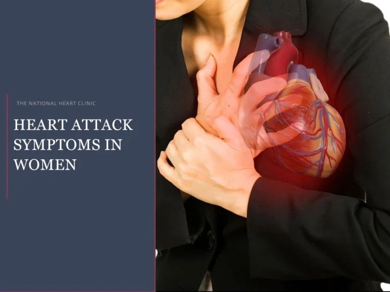 Heart attack symptoms in women - The National Heart Clinic